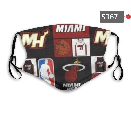 2020 NBA Miami Heat Dust mask with filter